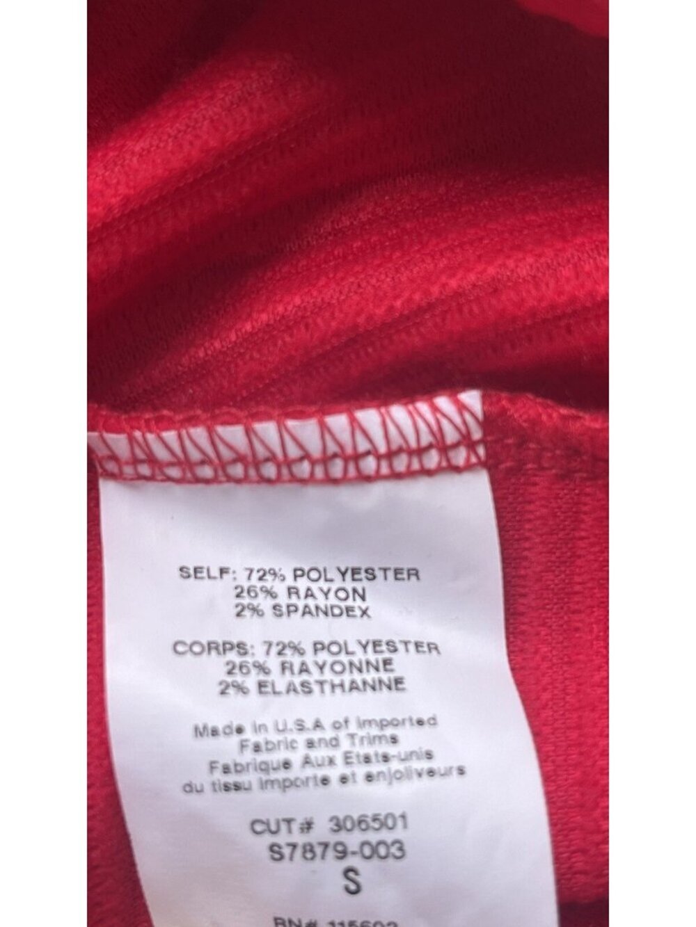 Lush Women’s Red Knit Ribbed Mini Skirt Size S NWT Stretchy Pull-On Waist - Picture 4 of 10